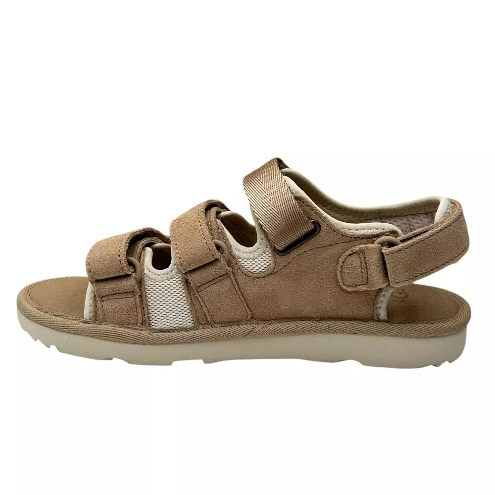 UGG Youth Girl's/Boy's GoldenCoast Slingback Sandal‎ Size 4 Tan/Brown Adjustable